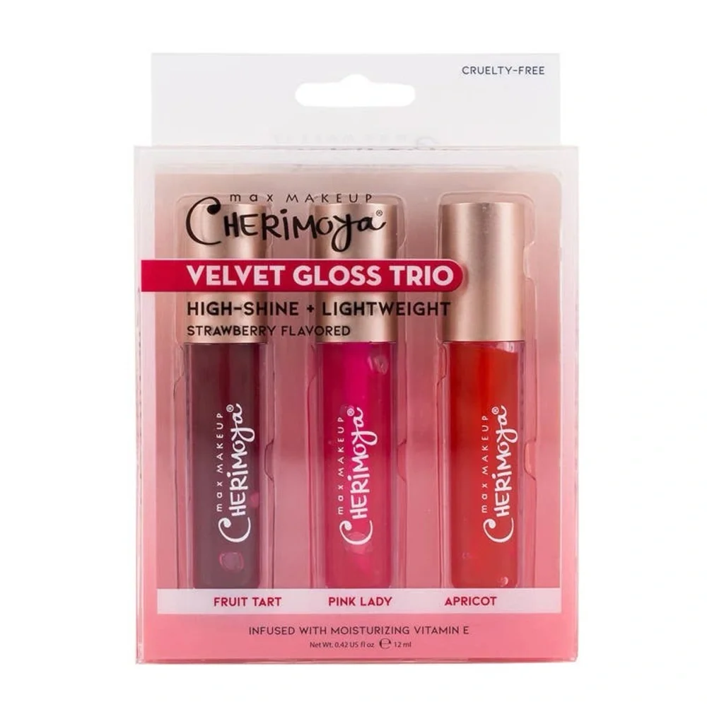 Velvet Gloss Trio - Fruit Tart, Pink Lady, Apricot